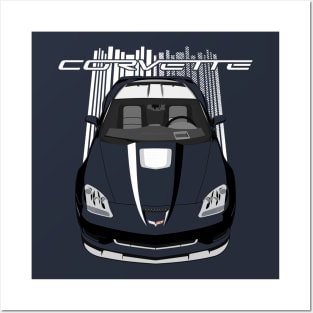 Corvette C6 ZR1 - Bright Transparent/Multi Color Posters and Art